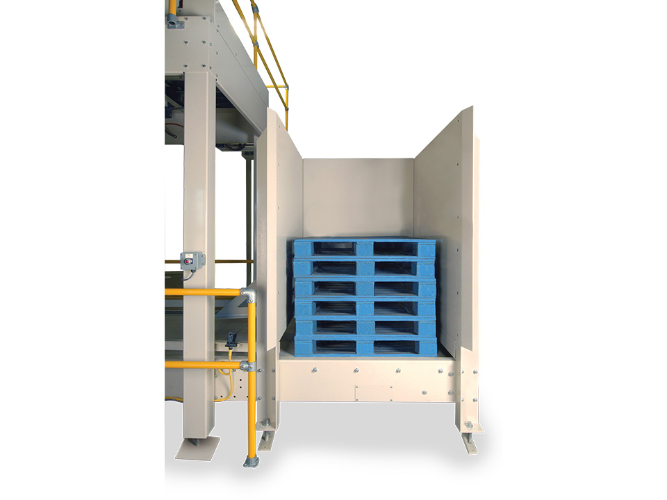 Standard Pallet Dispenser Custom Pallet Material Handling Equipment