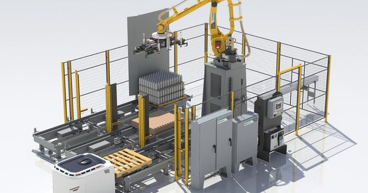 RD1000 Robotic Depalletizer - Palletizing Machinery | Brenton