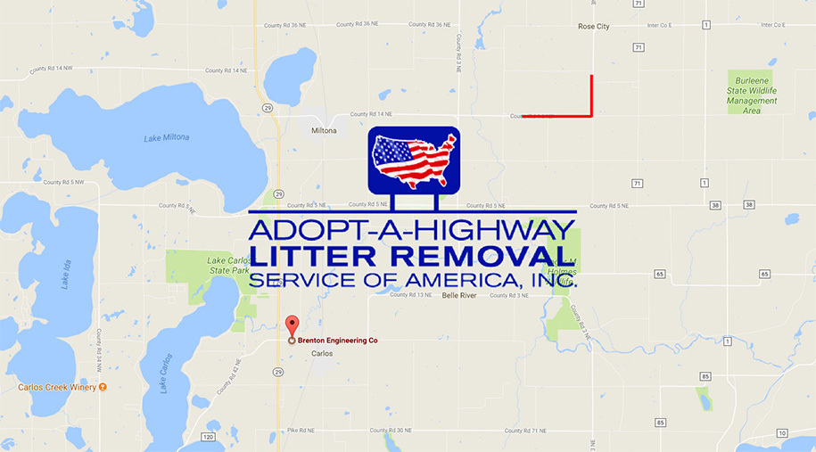Brenton Adopt-A-Highway Map